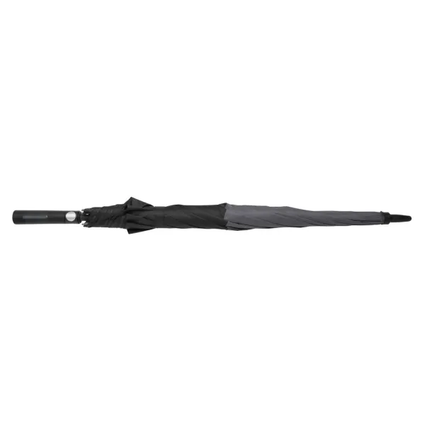  27" Impact AWARE™ RPET auto open stormproof umbrella - XD Collection Anthracite 