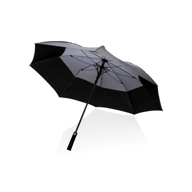  27" Impact AWARE™ RPET auto open stormproof umbrella - XD Collection Anthracite 