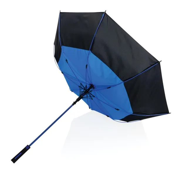  27" Impact AWARE™ RPET auto open stormproof umbrella - XD Collection Blue 