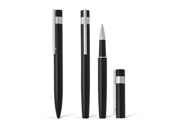 NAVIGATOR PLUS Metal ball pen and roller pen in a gift box Black