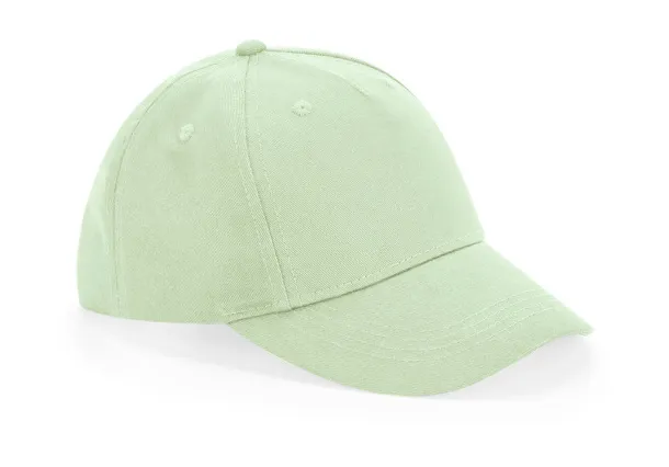  Junior Organic Cotton 5 Panel Cap - Beechfield Pistachio