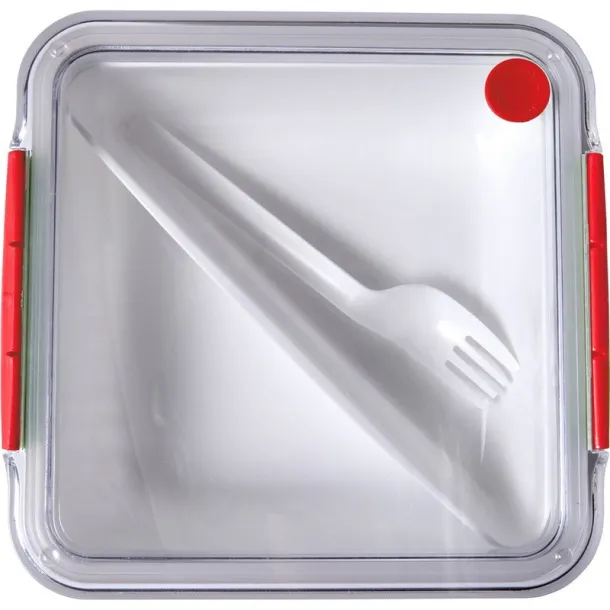  Lunch box 920 ml, fork red