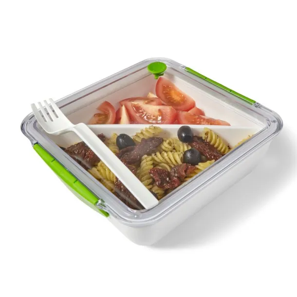  Lunch box 920 ml, fork light green