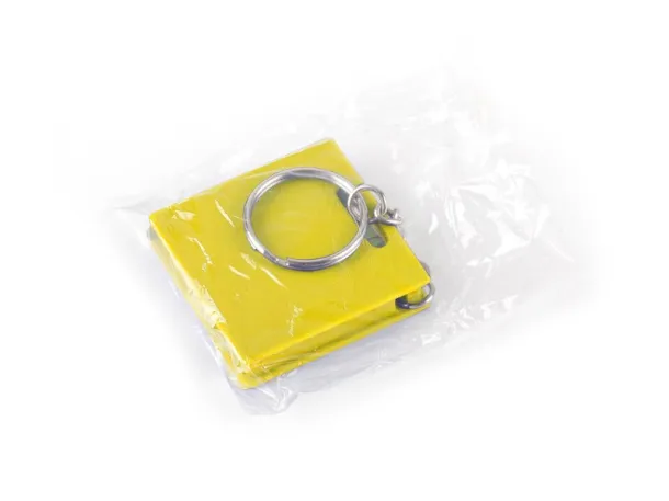 BRICK key holder with tape measure Yellow