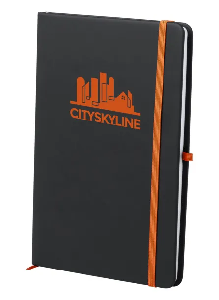 Kefron notebook Orange Black