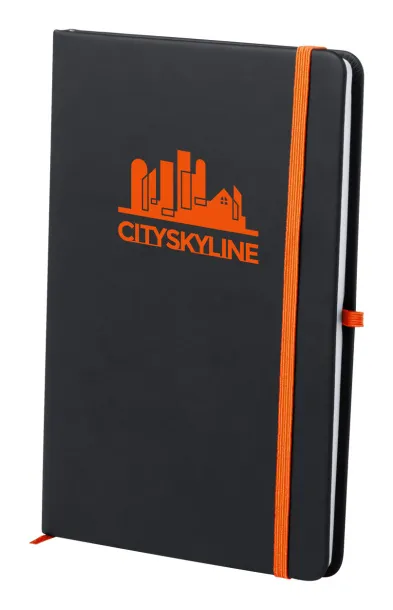 Kefron notebook Orange Black