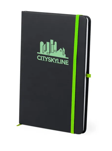 Kefron notebook Lime green Black