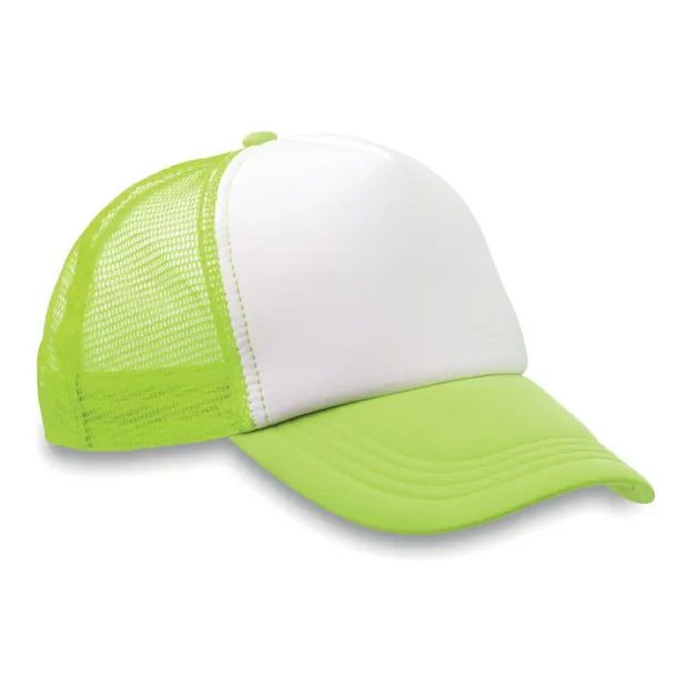 TRUCKER CAP šilterica s mrežicom - 5 panela Neon zelena