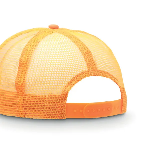 TRUCKER CAP šilterica s mrežicom - 5 panela neon orange