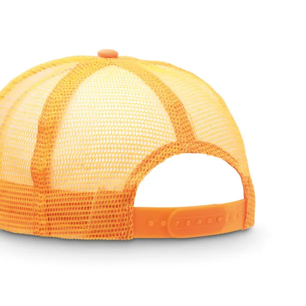 TRUCKER CAP šilterica s mrežicom - 5 panela neon orange