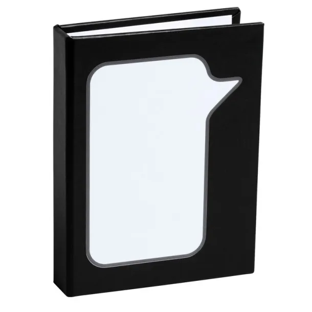  Memo holder "speech bubble", sticky notes black