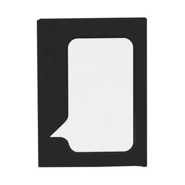  Memo holder "speech bubble", sticky notes black