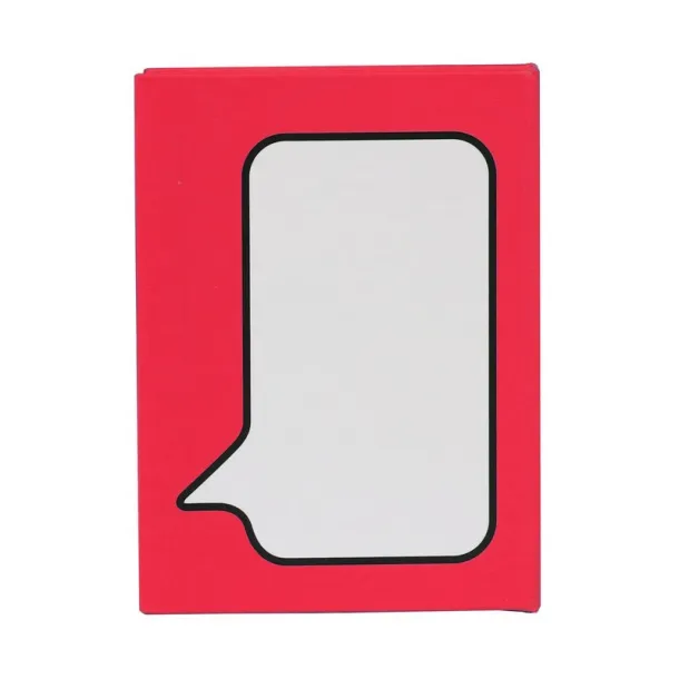  Memo holder "speech bubble", sticky notes Crvena