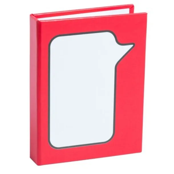  Memo holder "speech bubble", sticky notes red