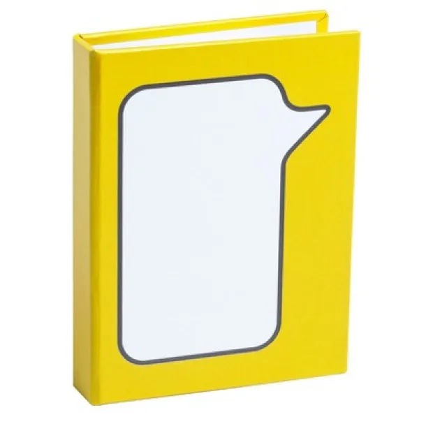  Memo holder "speech bubble", sticky notes Žuta