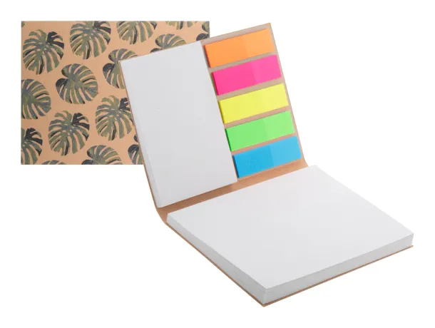 CreaStick Combo A Eco custom sticky notepad Natural