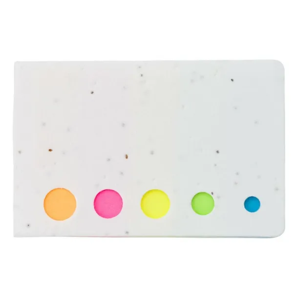  Memo holder, sticky notes, seed paper Bijela