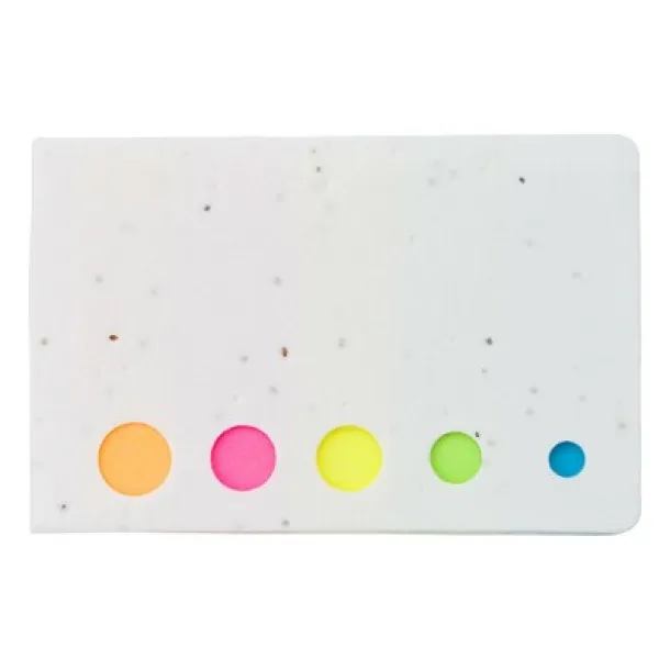  Memo holder, sticky notes, seed paper Bijela