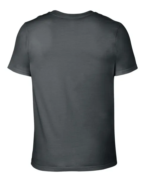  ADULT LIGHTWEIGHT V-NECK TEE - Anvil Charcoal