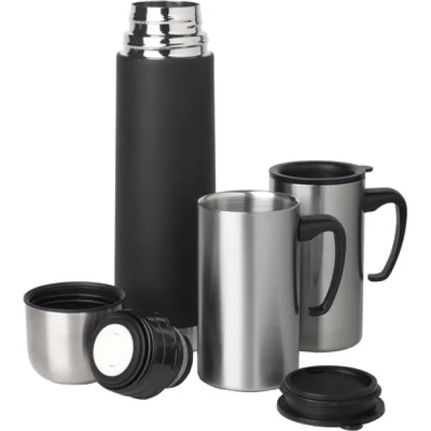  Vacuum flask 470 ml with 2 mugs 260 ml neutral