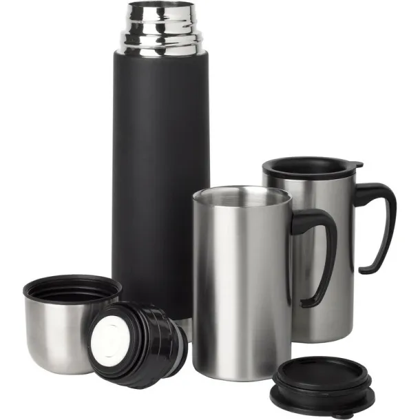  Vacuum flask 470 ml with 2 mugs 260 ml neutral