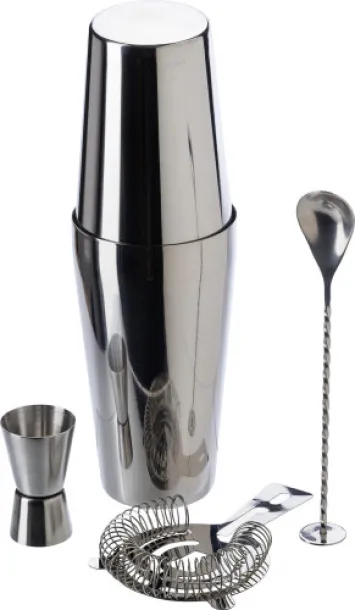 TATIANA Stainless steel cocktail set Crna