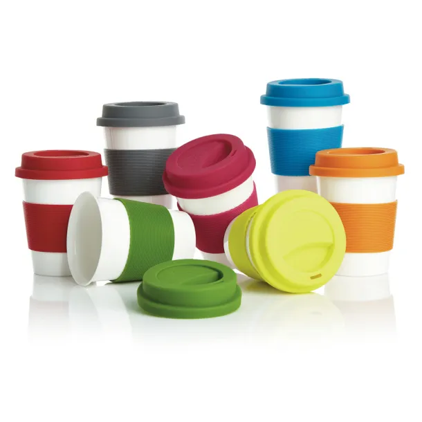  ECO PLA coffee cup - XD Collection Cool Grey 9 White