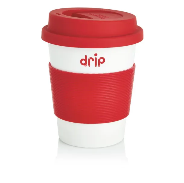  ECO PLA coffee cup - XD Collection Red White