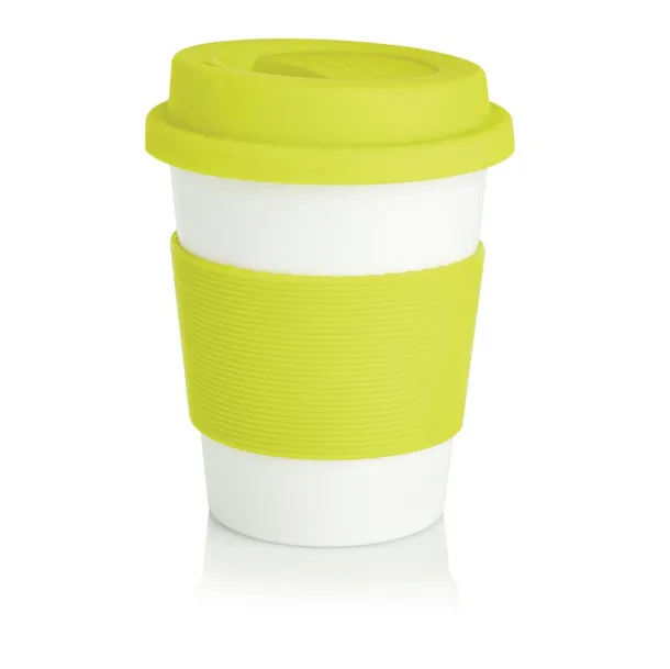  ECO PLA šalica za kavu, 350 ml - XD Collection Limeta Bijela