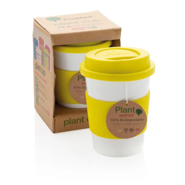  ECO PLA šalica za kavu, 350 ml - XD Collection Limeta Bijela