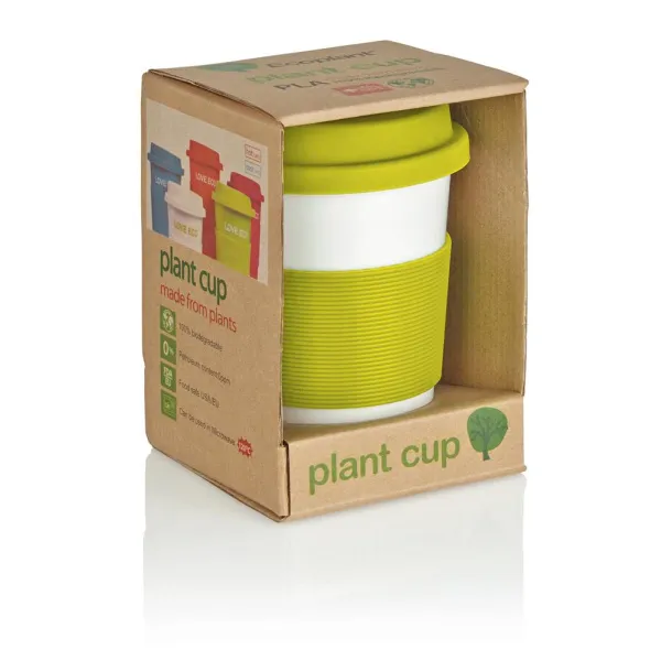  ECO PLA šalica za kavu, 350 ml - XD Collection Limeta Bijela