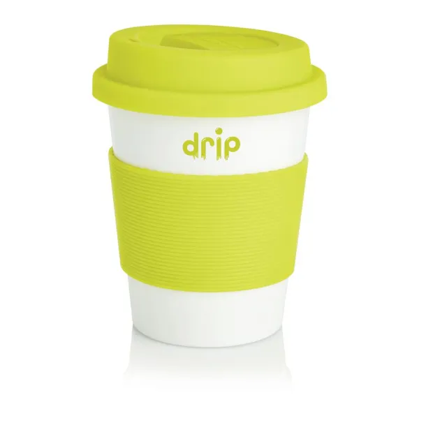  ECO PLA šalica za kavu, 350 ml - XD Collection Limeta Bijela