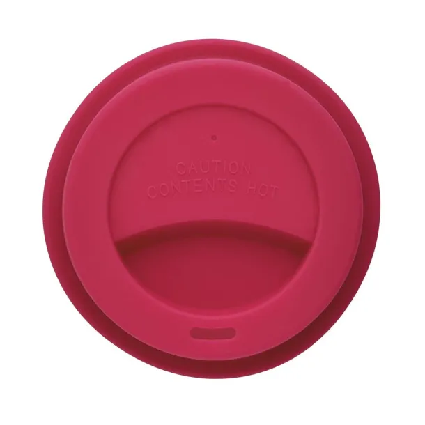  ECO PLA šalica za kavu, 350 ml - XD Collection Roza Bijela