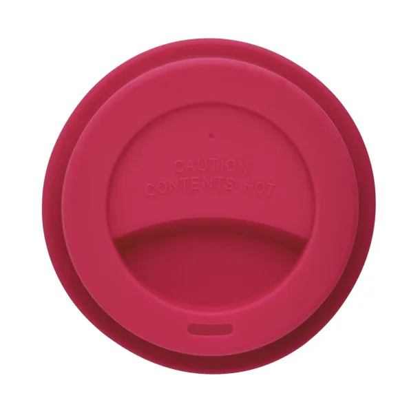 ECO PLA šalica za kavu, 350 ml - XD Collection Roza Bijela