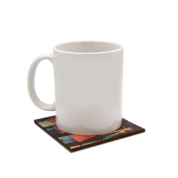  Cup coaster "puzzle" neutral