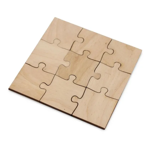  Cup coaster "puzzle" neutral