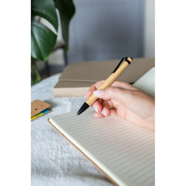  Bamboo ball pen Crna