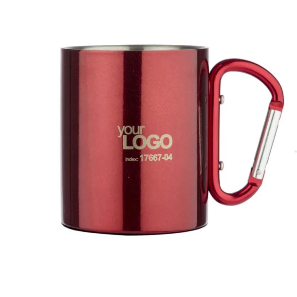 CAMP Mug  280 ml czerwony