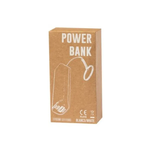  Power bank 1200 mAh, keyring Bijela