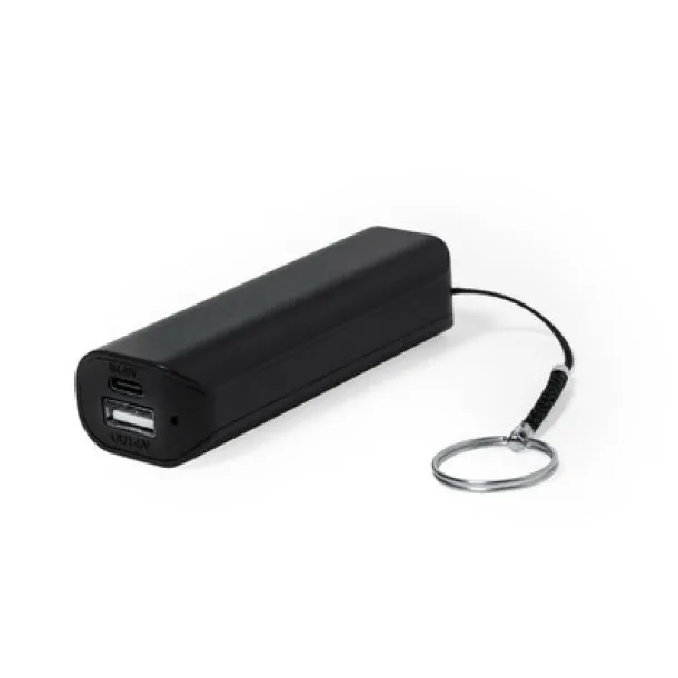  Power bank 1200 mAh, keyring Crna