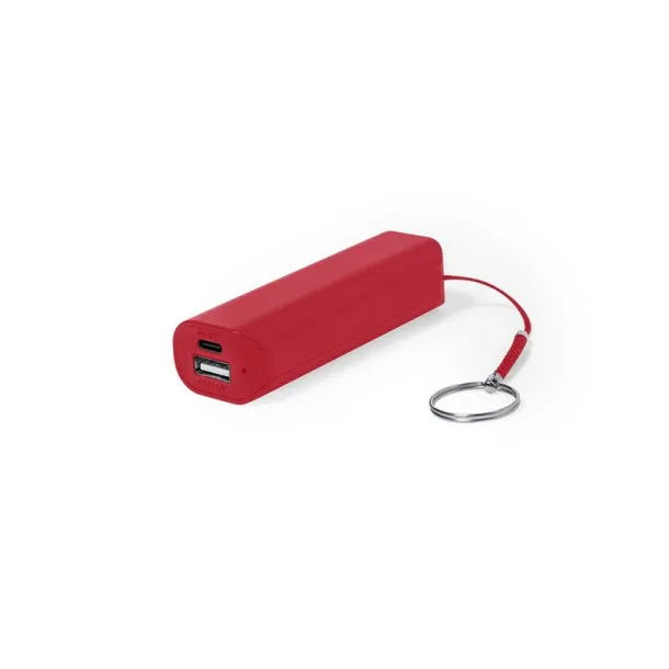  Power bank 1200 mAh, keyring red