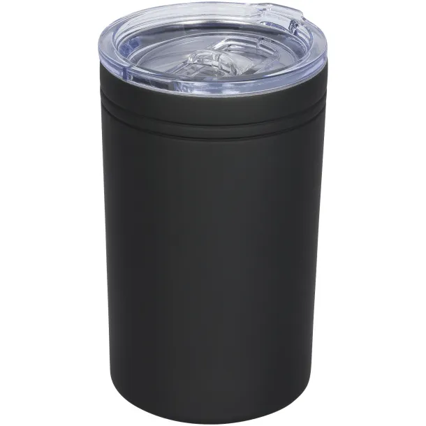 Pika 330 ml vacuum insulated tumbler and insulator Solid black