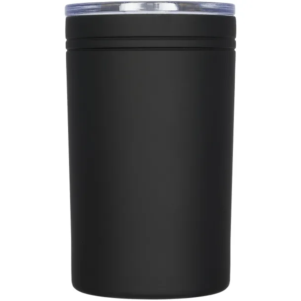 Pika 330 ml vacuum insulated tumbler and insulator Solid black