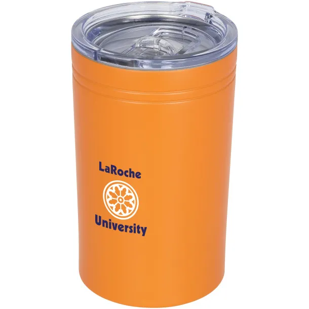 Pika 330 ml vacuum insulated tumbler and insulator Orange