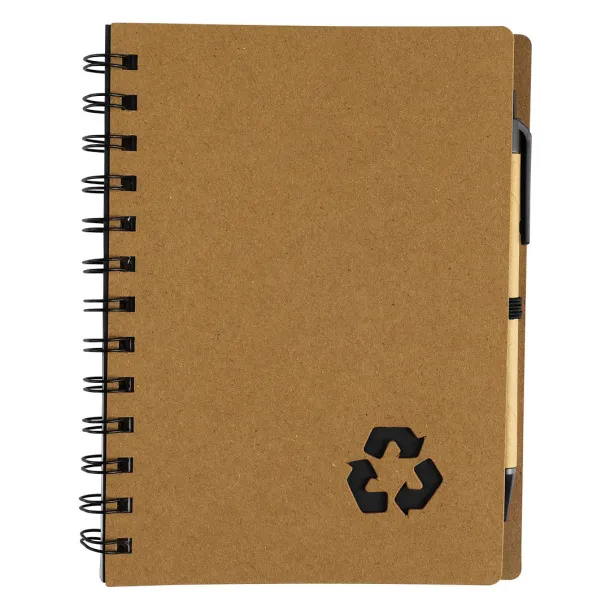 GEO Notebook with pen Black