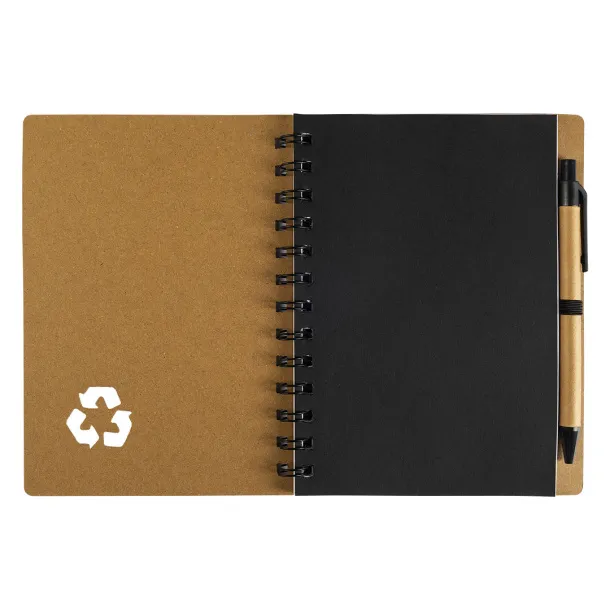 GEO Notebook with pen Black