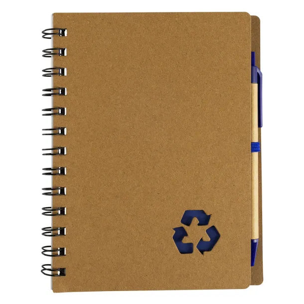 GEO Notebook with pen Royal blue