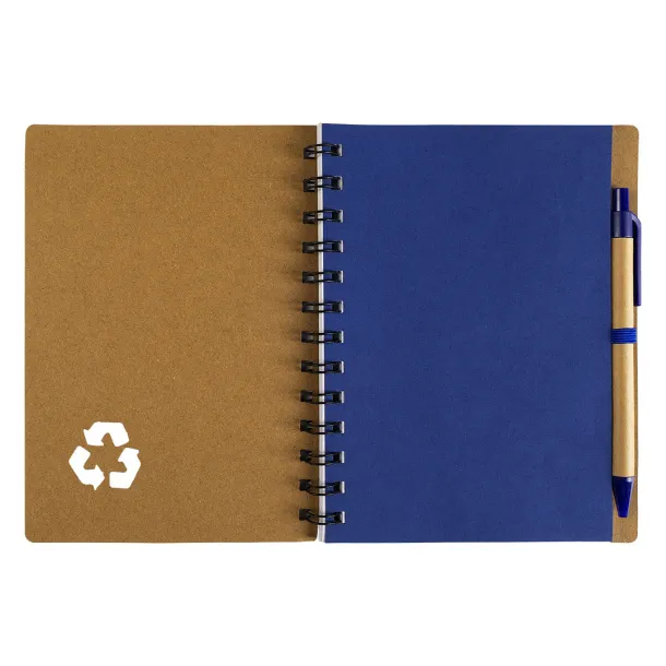 GEO Notebook with pen Royal blue