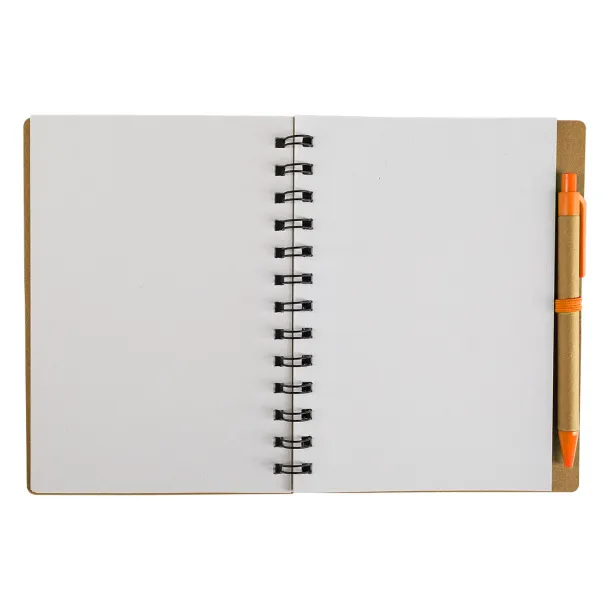 GEO Notebook with pen Orange