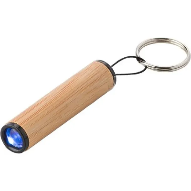  Bamboo mini torch, keyring brown